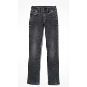 CABi Cinch Straight Leg Gray Jeans 6